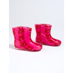 SHELOVET Girly pink wellies in bunnies Cene