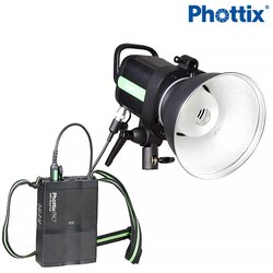 Phottix Indra500 TTL Studio Light with Battery Pack Kit Cene