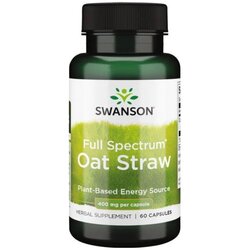 Swanson Avena sativa, Oves 400 mg (60 kapsul) Cene