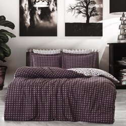Türkiz collection - DOĞUŞ TEKSTİL Set posteljine Camicia Bordo Ranforce Cene