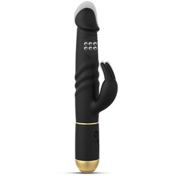 Dorcel Furious Rabbit 2.0 Thrusting and Rotating Vibrator Black Cene