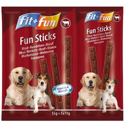 FITFUN Palčke Priboljšek za pse Govedina 55 g Cene