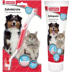 Beaphar komplet za nego zob - Zobna ščetka in zobna pasta (100 g) Cene