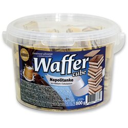 Moravka Napolitanke WAFFER mleko čoko kocka 800g Cene