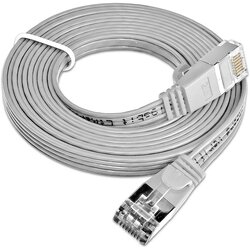 Slim Wirewin PKW-STP-SLIM-KAT6 0.25 RJ45 omrežni kabel\, Patch kabel cat 6 U/FTP 0.25 m siva ploščati 1 kos, (20418260) Cene