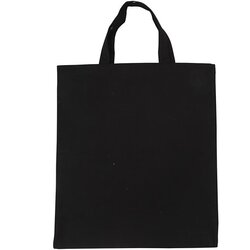  Pamučna crna torba za kupovinu - 38 x 42 cm (torba za doradu) Cijene