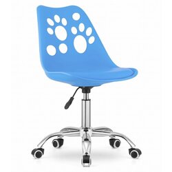 Modern Home stolica print blue Cene
