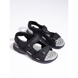 Shelvt Men's black Velcro sandals Cijene