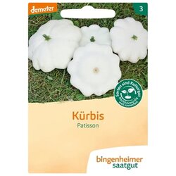 Bingenheimer Saatgut buča "Patisson Blanc" Cene