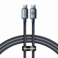 Baseus kabel USB C-C 1.2m 100W PD Crystal shine črn CAJY000601 Cene