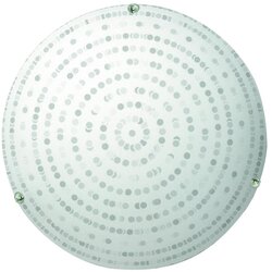Candellux Lighting bela stropna svetilka s steklenim senčnikom ø 30 cm circle – candellux lighting Cene