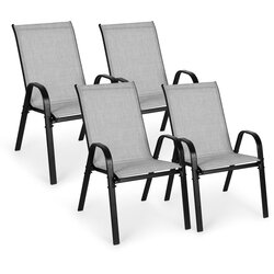 Multi Garden set od 4 vrtne stolice – za terasu ili balkon, svijetlosive Cene