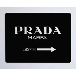 Little Nice Things Črna namizna podloga Black Prada - Little Nice Things Cene