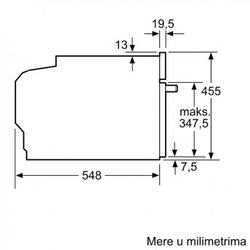 Bosch CMG7761B1 Serija 8 Vgradna pecica kompaktna z mikrovalovi 60 x 45 cm Cene