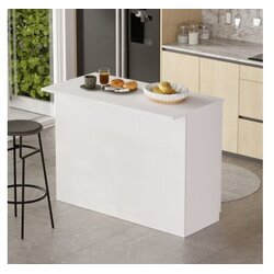 Hanah home Kuhinjski sto OR2-W, 120x60x88.2 cm, Bijeli Cijene