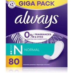 Always Daily Fresh Normal dnevni vložki brez dišav 80 kos Cene