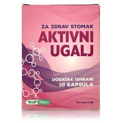 TG farm Aktivni ugalj 200mg, 10 kapsula Cene