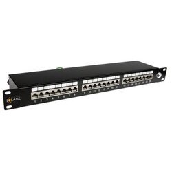 Solarix SX24-6-STP-BK patchcord kabal panel 1U 24x RJ45 ( SX002 ) Cene