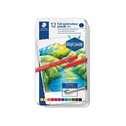 Staedtler Šesterokutne akvarel boje Design Journey, u metalnoj kutiji, 12 komada Cene