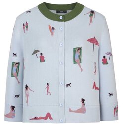 IVKO WOMAN Kardigan/ urban fun motiv - nebo plava Cene