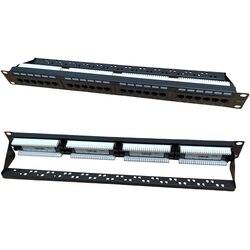 Patch panel 24port 1U 19" Cat6 UTP/str. nosać Cene