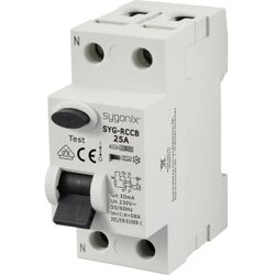 sygonix SY-6438014 SYG-RCCB 1P+N/A25/10kA/30mA kvar struje-sigurnosni prekidač A 2-polni 25 A 0.03 A 230 V/AC Cene