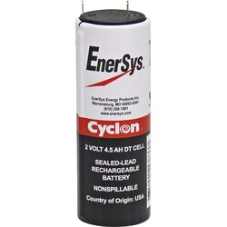 EnerSys hawker cyclon dt 0860-0004 svinčeni akumulator 2 v 4.5 ah svinčevo-koprenast (ø x v) 34 mm x 103 mm ploščati vtič 4\,8 mm brez vzdrževanja\, zvite celice\, obstojnostni cikel\, nizko, (20438662) Cene