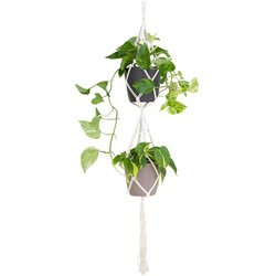 Artevasi Tekstilni lanac za vješanje tegli za cvijeće ø 10 cm (visina 120 cm) Macramé – Cene