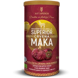 Just Superior Crvena organska maka u prahu, 150g Cene