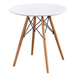 Jang Trpezarijski sto, Okrugli, 60 cm, Beli Cene