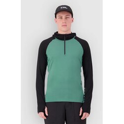 Mons Royale Temple Merino Long Sleeve Hood Funkcijska srajca deep jade / black Cene