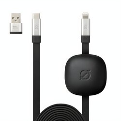 Atom Studios Kabel za brzo punjenje USB-C Autom Studios - 1.8m - Crna Cene