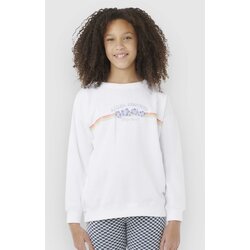 Rip Curl Keepsakes Relaxed Crew Kids Pulover white Cene