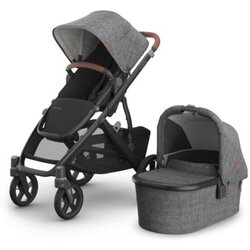 Uppababy otroški voziček V3 Vista Greyson 0303-VIS-EU-GRY Harcoal melange, Carbon, Saddle L Cene