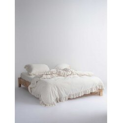 Leila Vintage Krem Crni Ranforce Set Pokrivača Cene