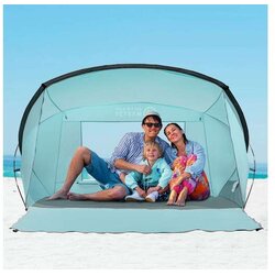 Outdoor Master prenosni šotor za na plažo, zelen, 803941 Cene