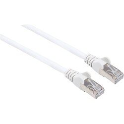 Intellinet 741408 RJ45 omrežni kabel\, Patch kabel CAT 6a (neobdelani kabel CAT7) S/FTP 5.00 m bela brez halogena 1 kos, (20421260) Cene