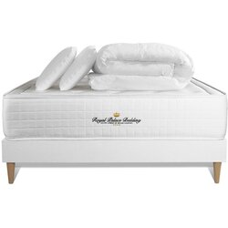 Royal Palace Bedding Kompletni paket za posteljo - Vzmetnica 200x200 cm + vzmetnica z letvami (komplet) + 2 vzglavnika + odeja - Buckingham, (21614294) Cene