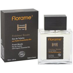 Florame homme eau de toilette fresh wood Cene