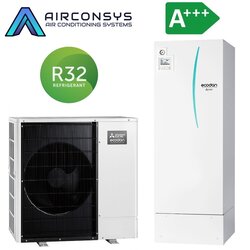 Mitsubishi PUZ-SWM100YAA.TR+ERST30F-YM9EE 10 kW freonski split toplotna črpalka z integriranim 300l bojlerjem in montažo - Cene