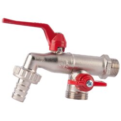 Kovina Krogelni ventil KP 532 (1/2", DN 10, zunanji priklop 3/4", z nastavkom za cev) Cene
