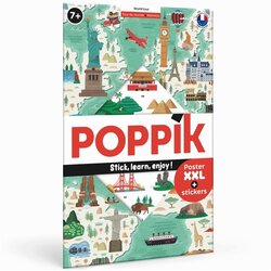 Poppik Edukativni poster s nalepnicama Otkrića Svetska Turneja 7+ Cene