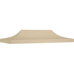 vidaXL Krov za šator za zabave 6 x 3 m bež 270 g/m² Cijene