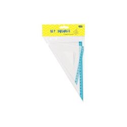 Trougao pvc 16cm (45°+60°) pk2 mali educa blister Cene
