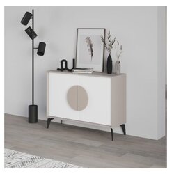 Hanah home Samostojeća komoda Gora 110 Light Mocha White Cene