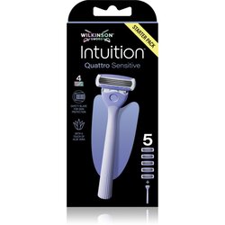Wilkinson Sword Intuition Quattro Sensitive brijač + zamjenske britvice 5 kom Cijene