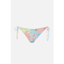 Trendyol Patchwork Patterned Tie Detailed Bikini Bottom Cene