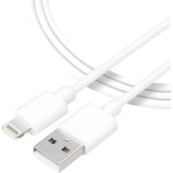 TACTICAL Smooth Thread kabel USB-A/Lightning - 0.3m - Bela Cene