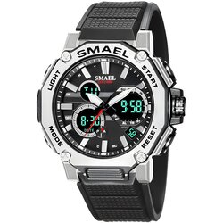 SMAEL Sat TR-14131 - Crna / Srebrna Cene