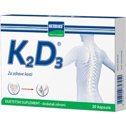 Herbiko herbiko® K2D3, kapsule 20 komada Cene